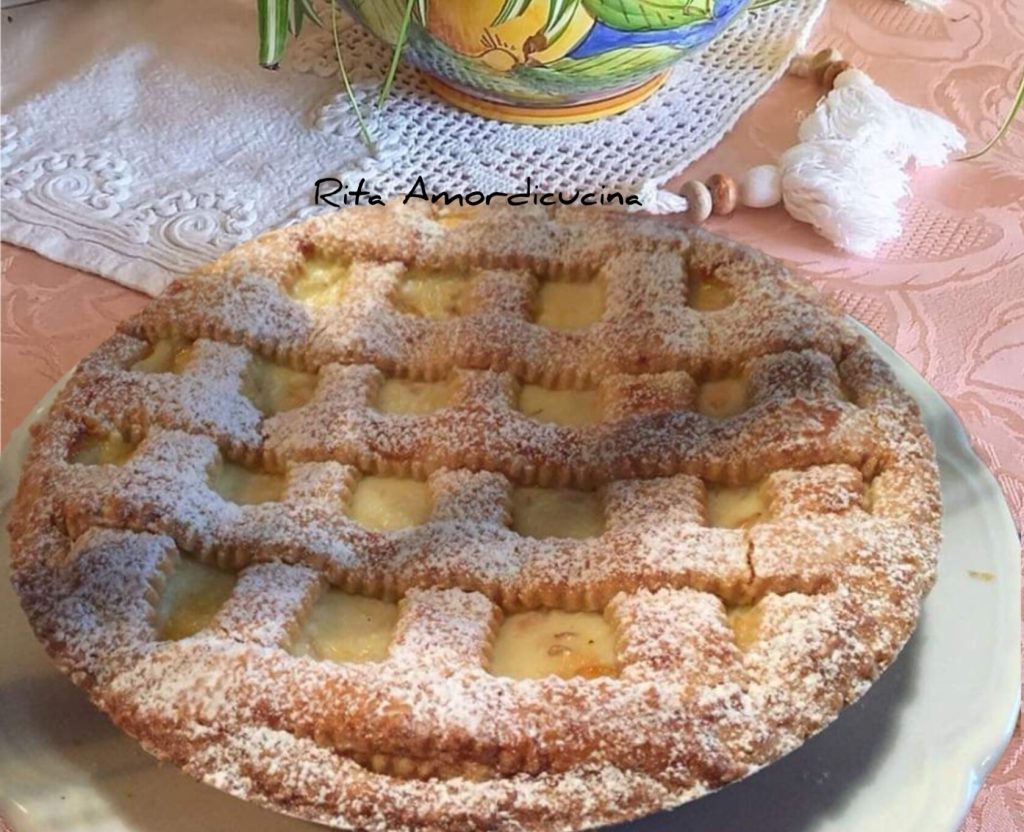 Tarta de ricotta con aroma de limón