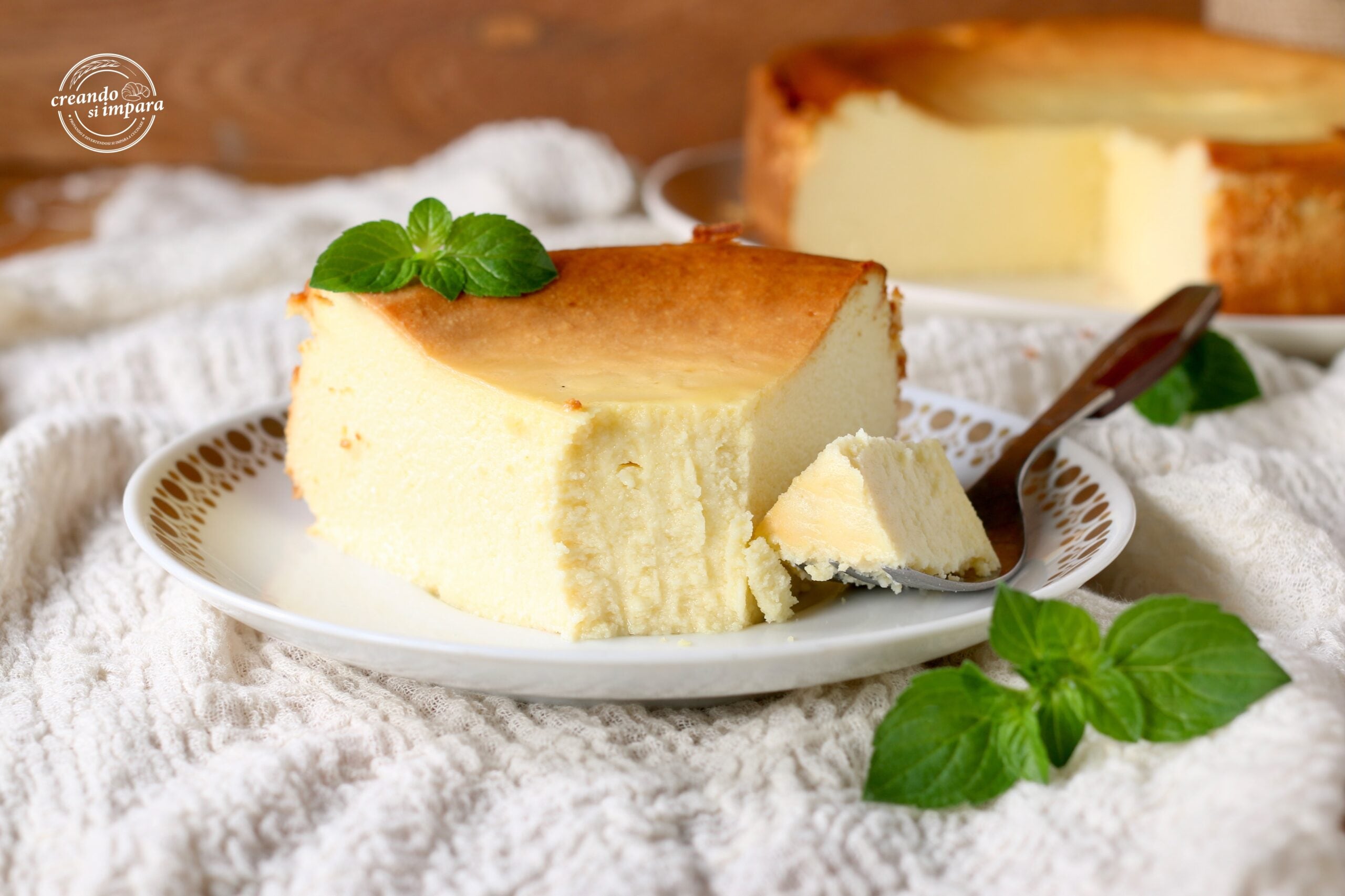 Tarta de ricotta al limón sin harina