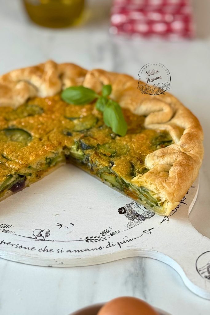 tarta salara salada de verduras sencilla