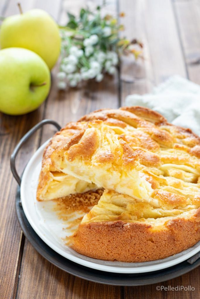 tarta de manzana muy suave