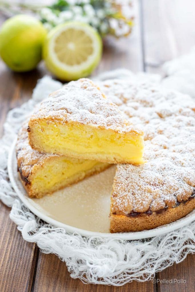 tarta de ricotta y limón