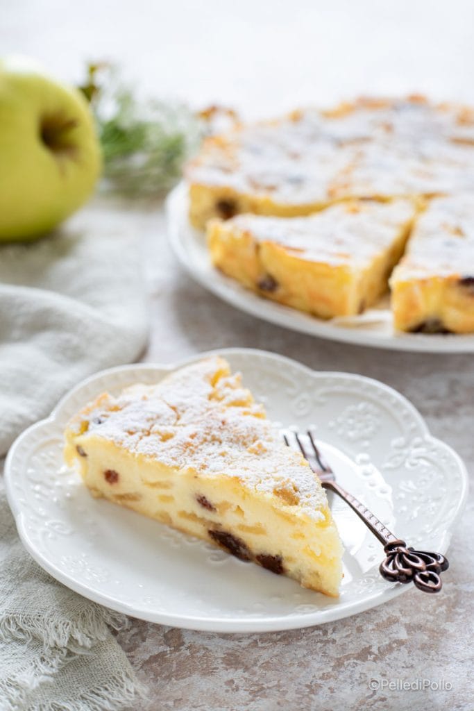 migliaccio con manzanas