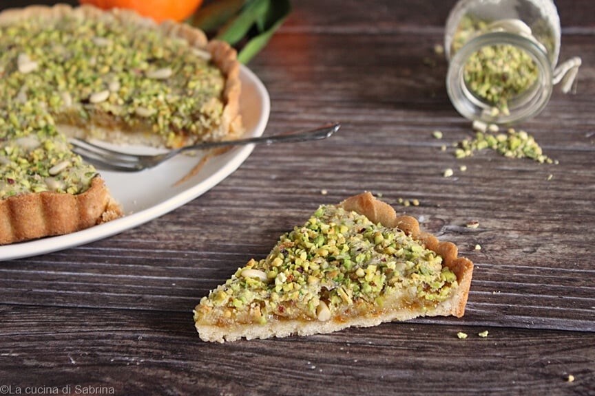 La tarta con mermelada de naranjas amargas