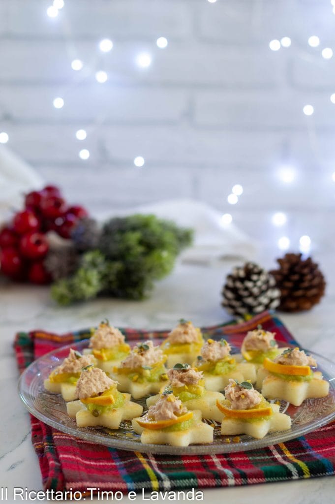 tartaletas de polenta blanca