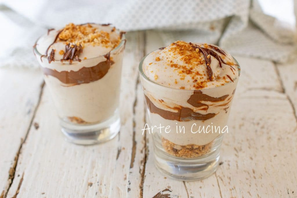 Tiramisú de café y nutella con amaretti