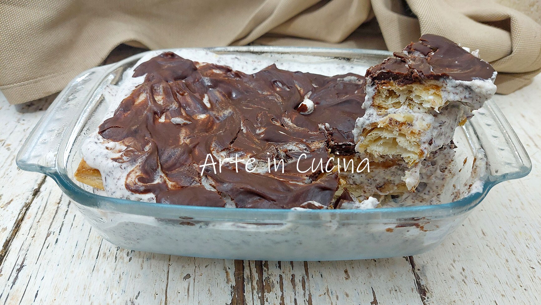 TIRAMISÚ de HOJALDRES al chocolate