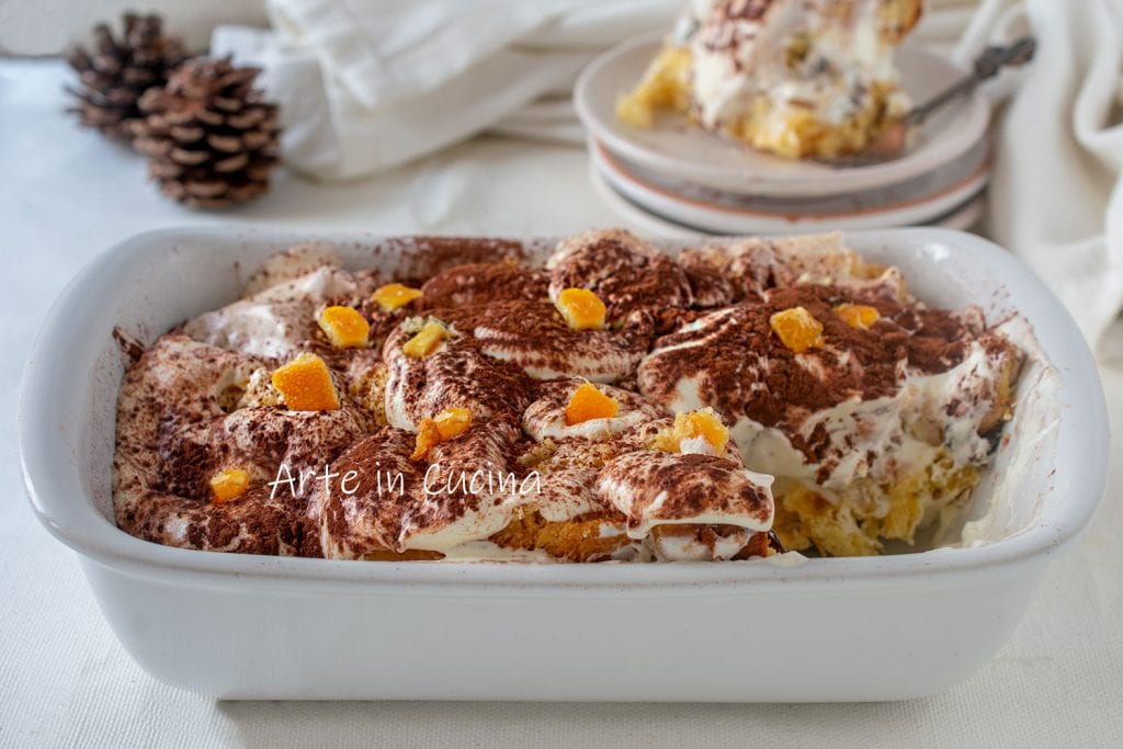 Tiramisú de panettone rápido