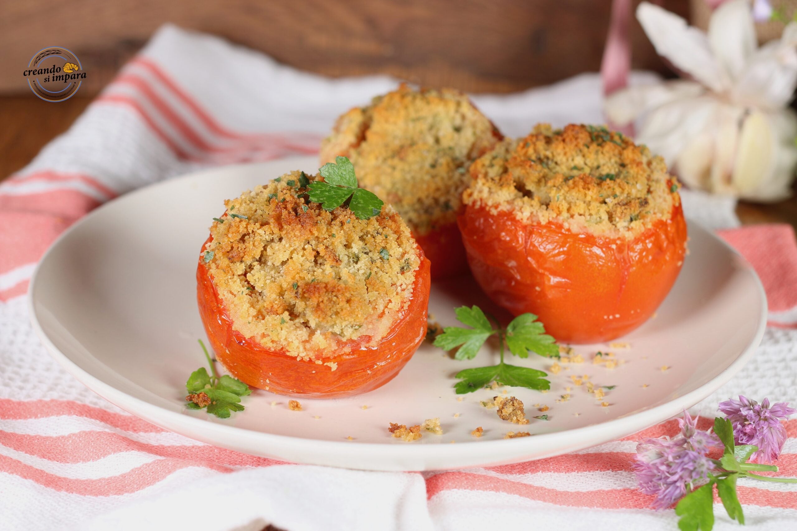 Tomates gratinados