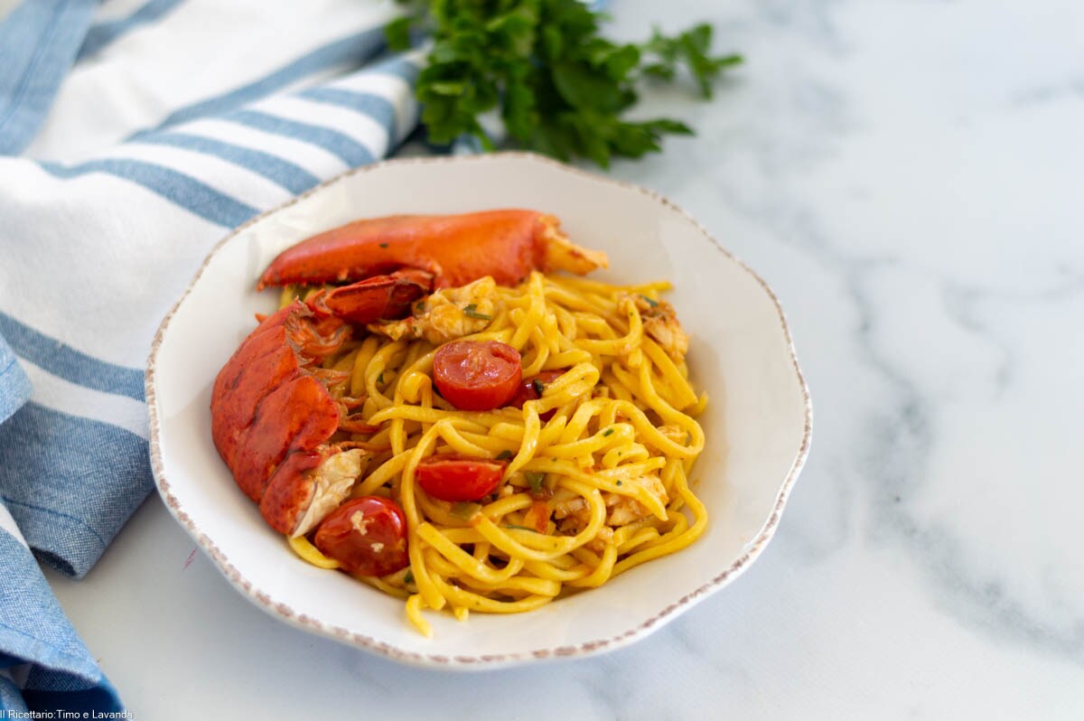 Tonnarelli con bogavante