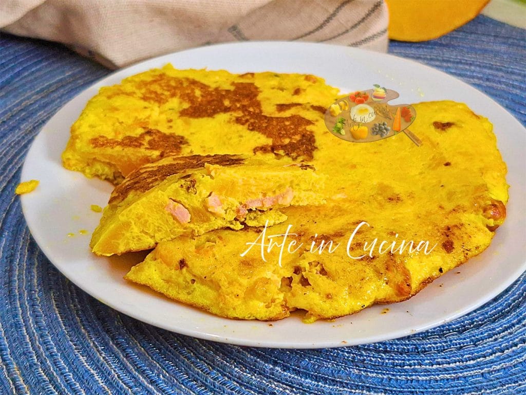 TORTILLA de CALABAZA y BACON