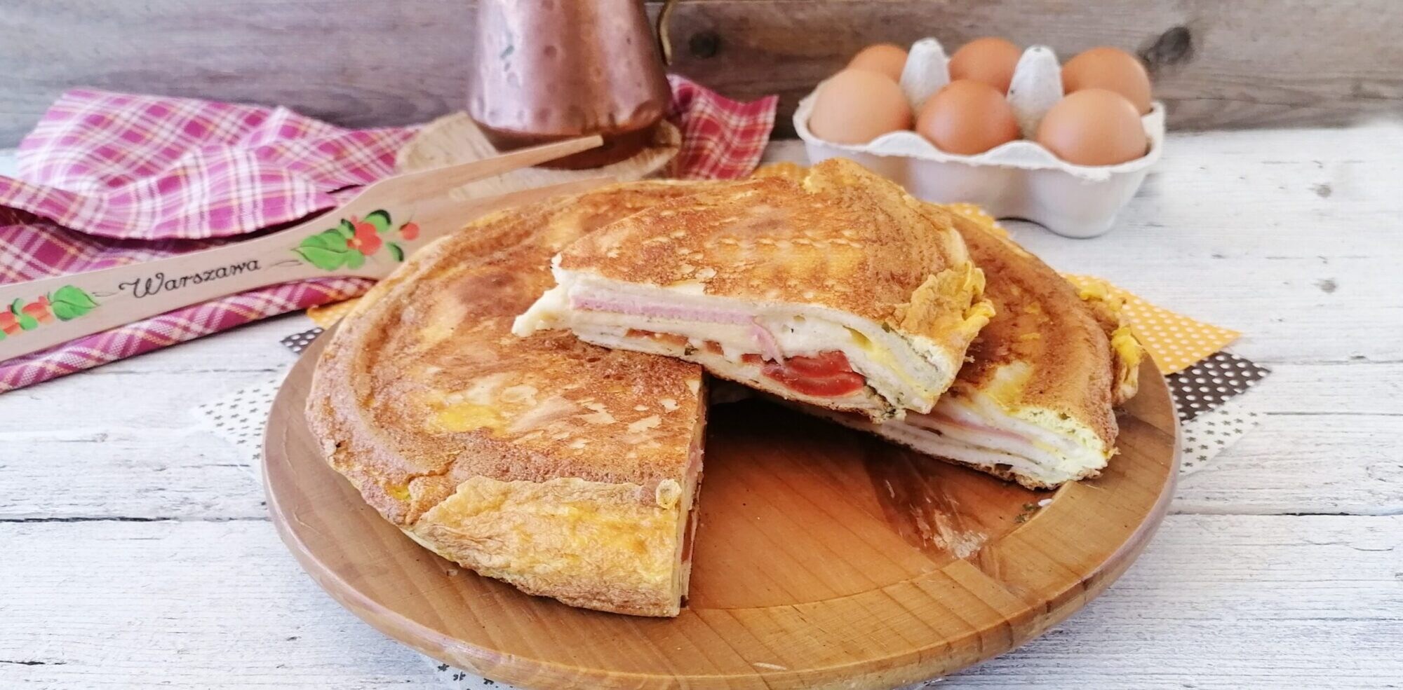 TORTILLA DE PIADINA FUNDENTE Y APETITOSA