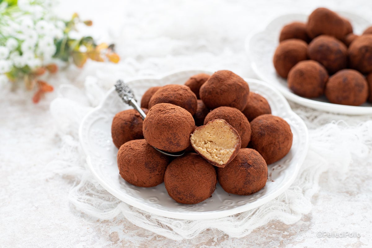 Trufas de tiramisú
