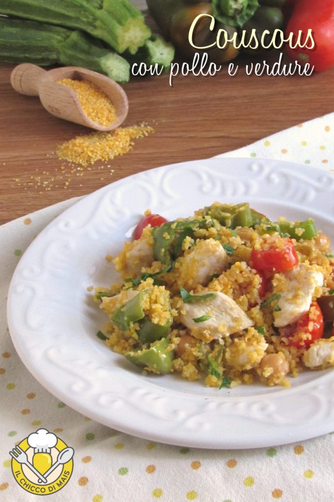 v_ Cuscús con pollo y verduras receta plato único ligero y apetitoso el chicco di mais