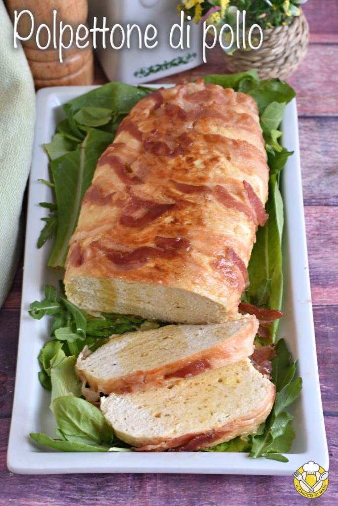 v_ rollo de pollo envuelto en bacon cocido a la sartén receta deliciosa el chicco di mais