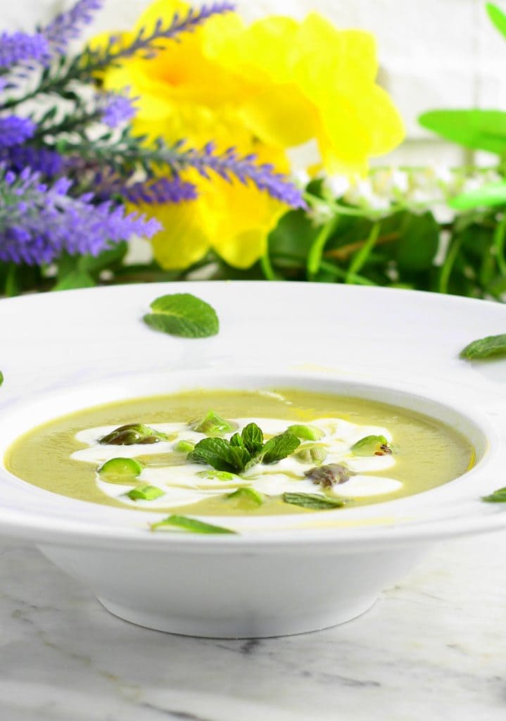 Crema de verduras en olla a presión