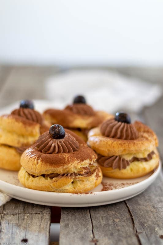 zeppole de chocolate