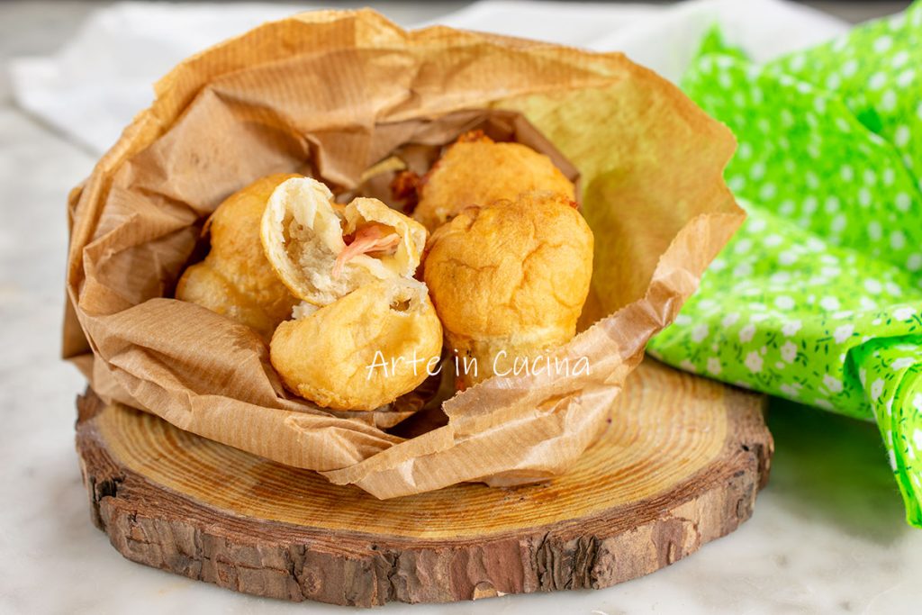 Zeppoline rápidas cocinadas en sartén