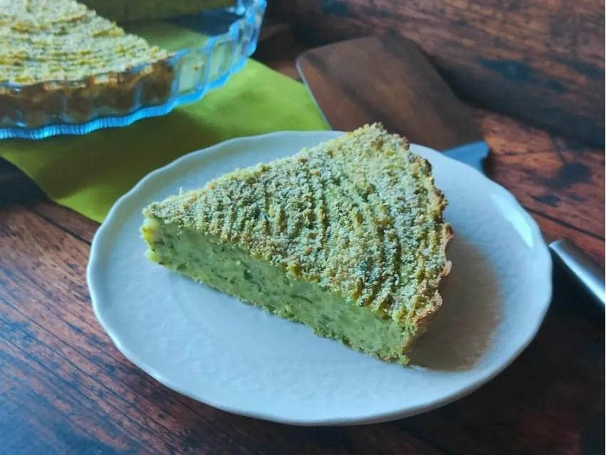 Pastel de judías verdes