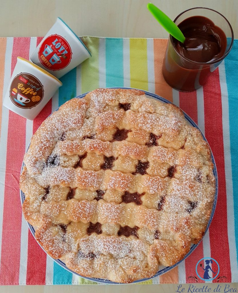 tarta con crema de avellanas y mascarpone