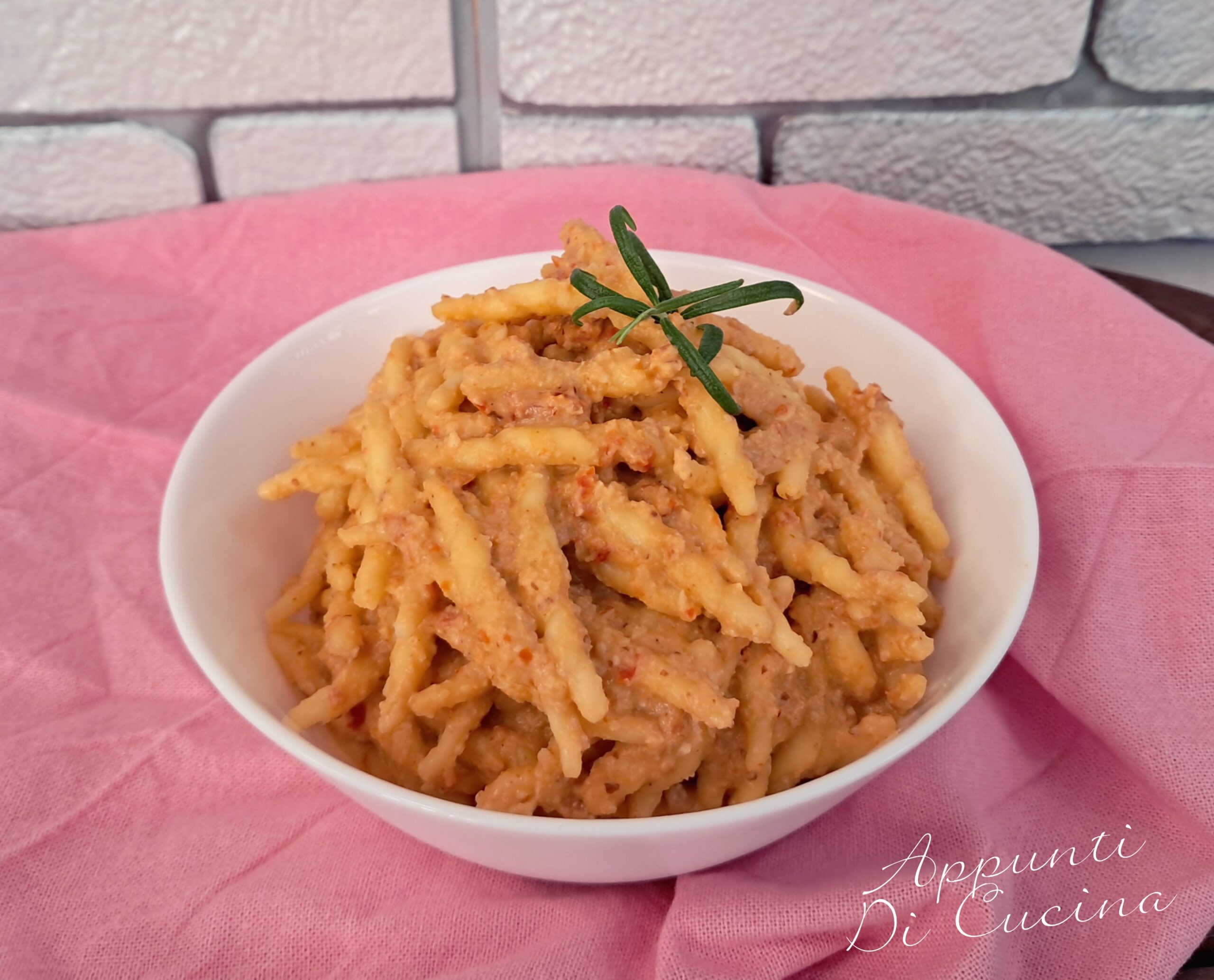 TROFIE AL PESTO DE FRUTOS SECOS