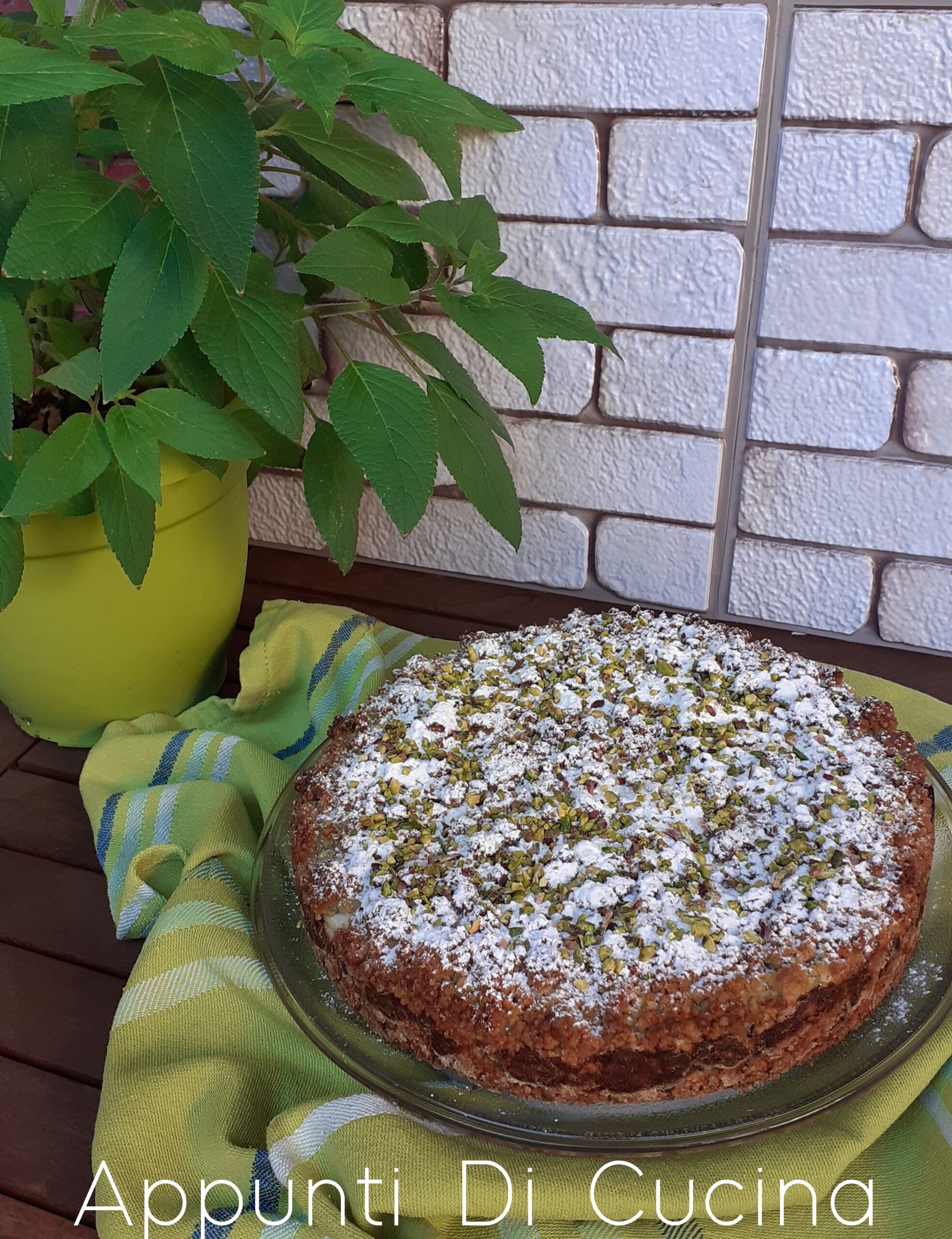 SBRICIOLATA RICOTTA Y PISTACHO