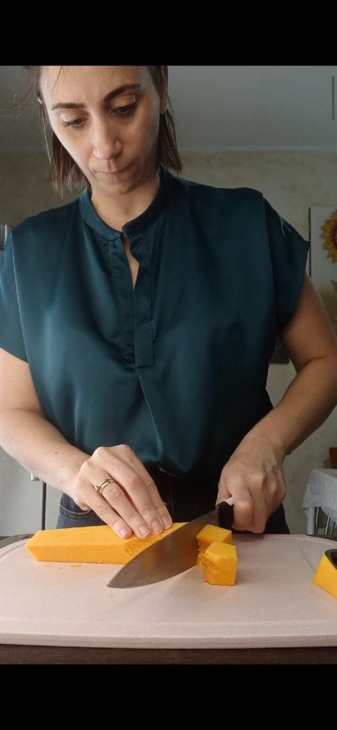 Limpiamos la calabaza