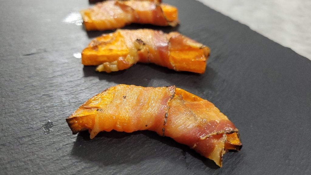 Calabaza con Panceta en Freidora de Aire