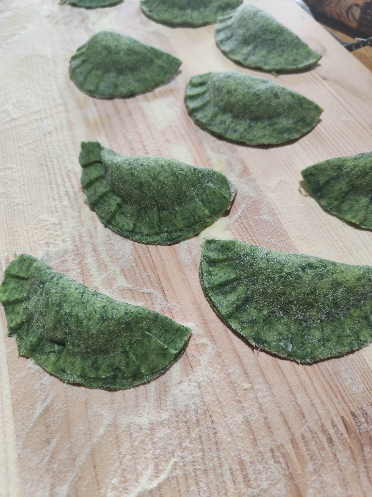 Ravioles verdes