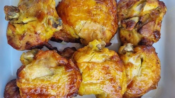 Muslos de pollo al limón