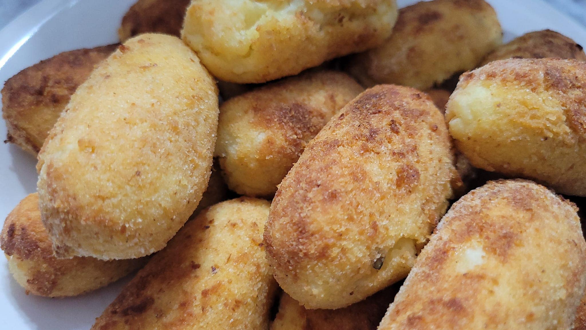 Croquetas de patata en freidora de aire