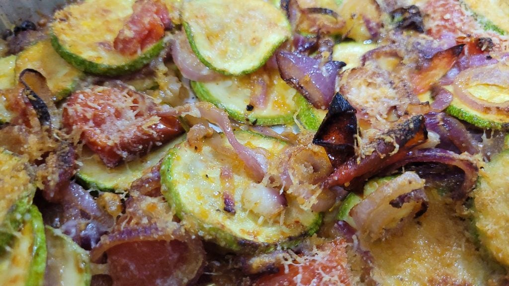 verduras gratinadas cocidas