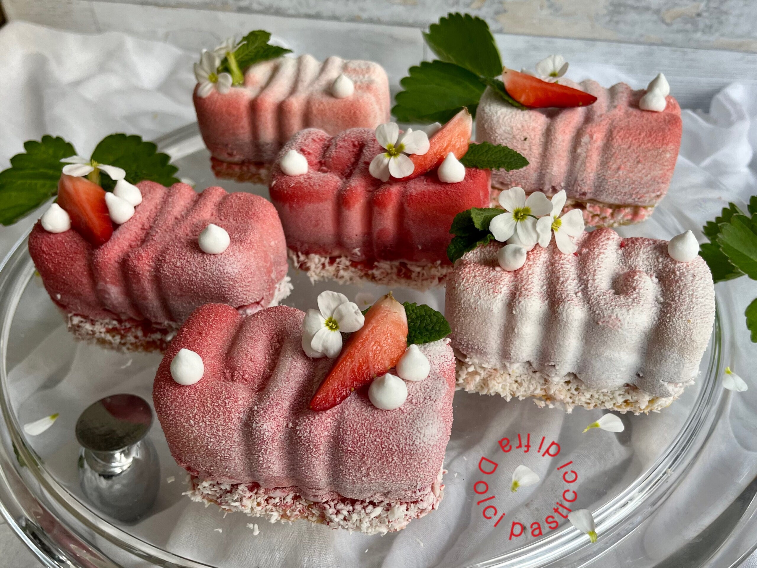 Porciones Individuales de Fresa