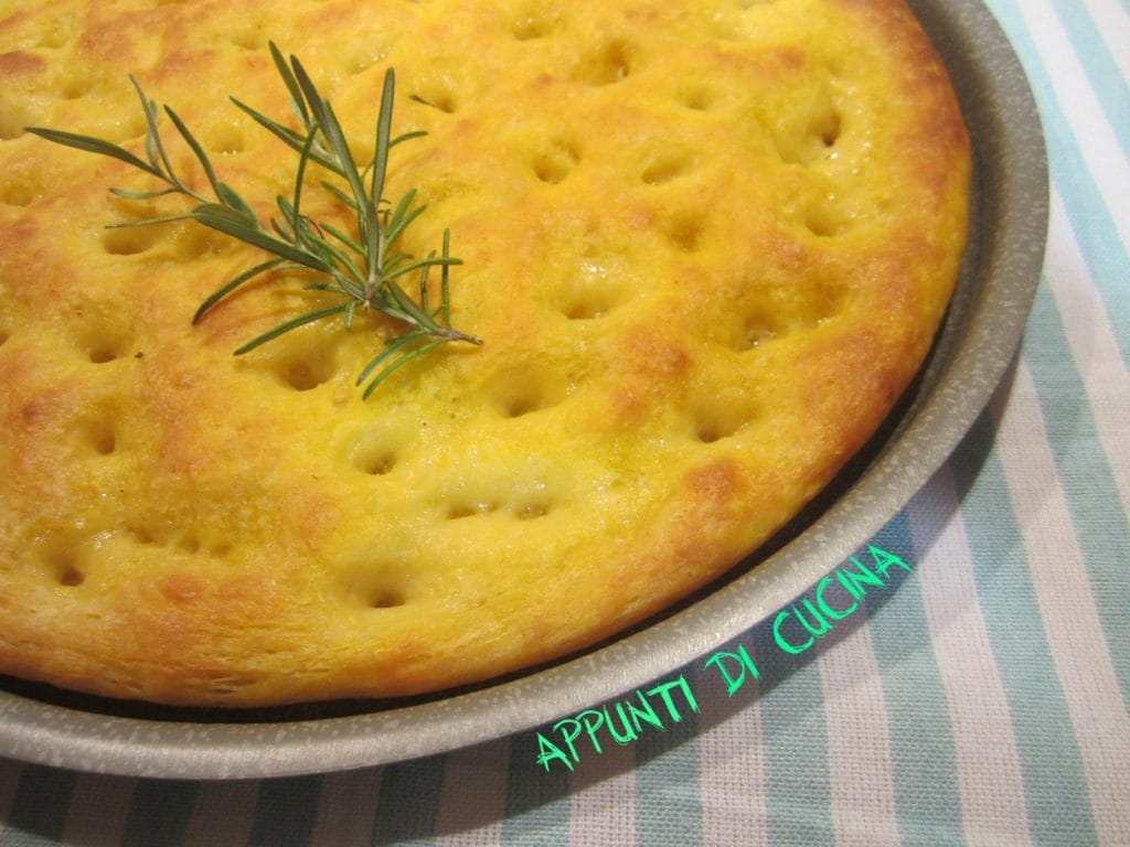 Focaccia con la zucca