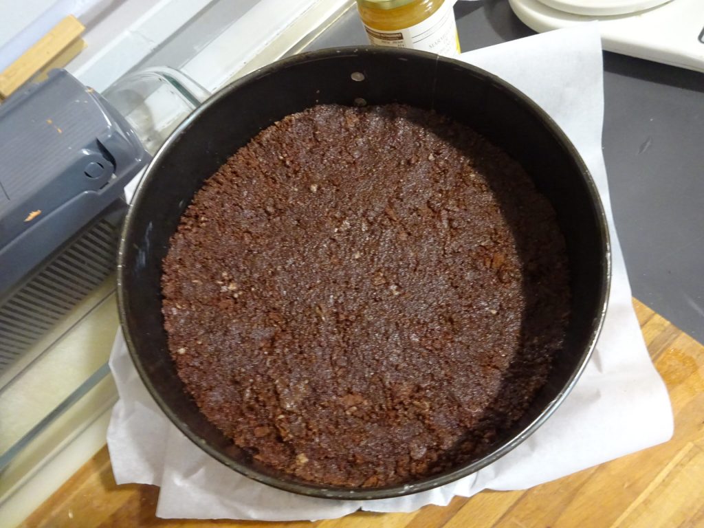 Cheesecake horneada al limón