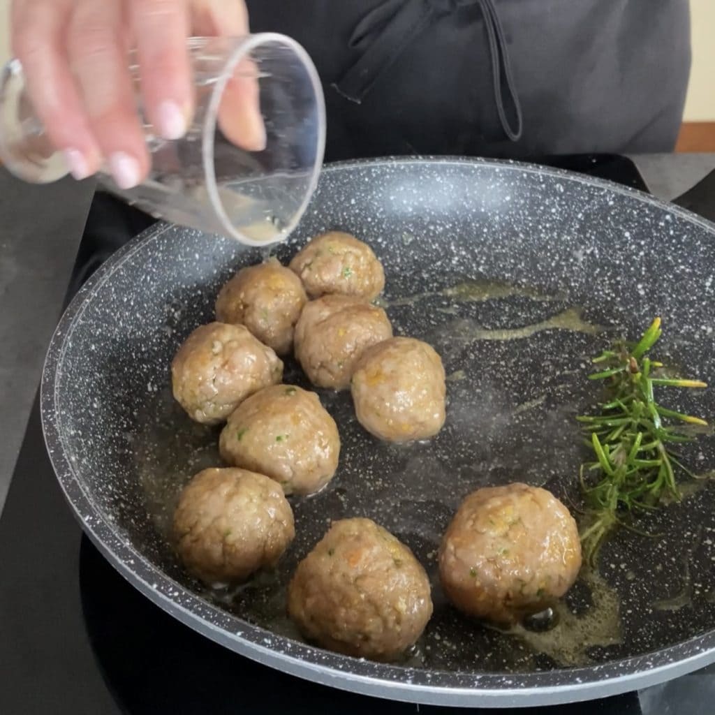 Albóndigas a la naranja