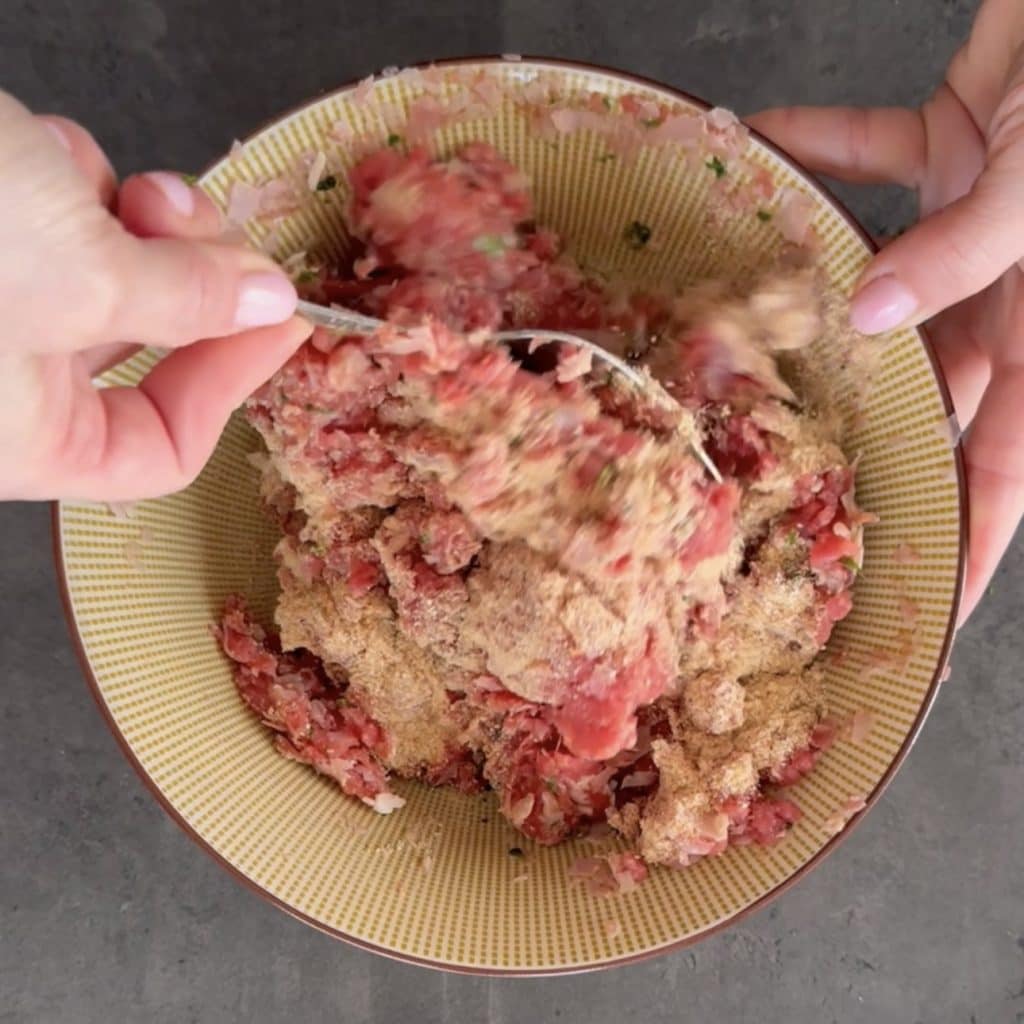 Albóndigas con jamón cocido