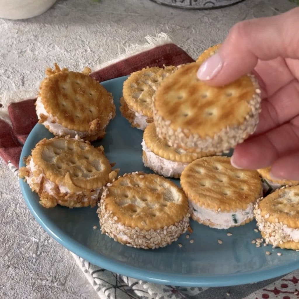 Aperitivo con los crackers