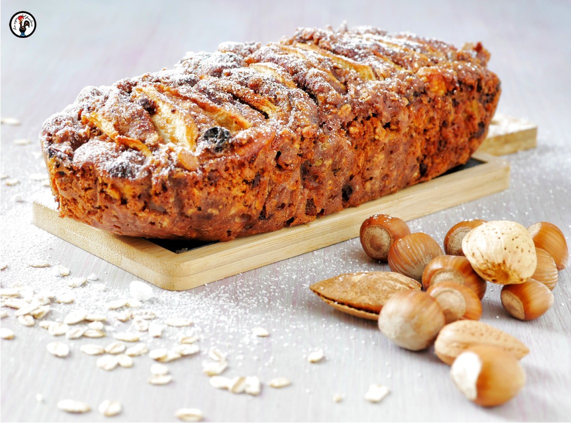 Avena cake – Tarta ligera con chocolate y avellanas