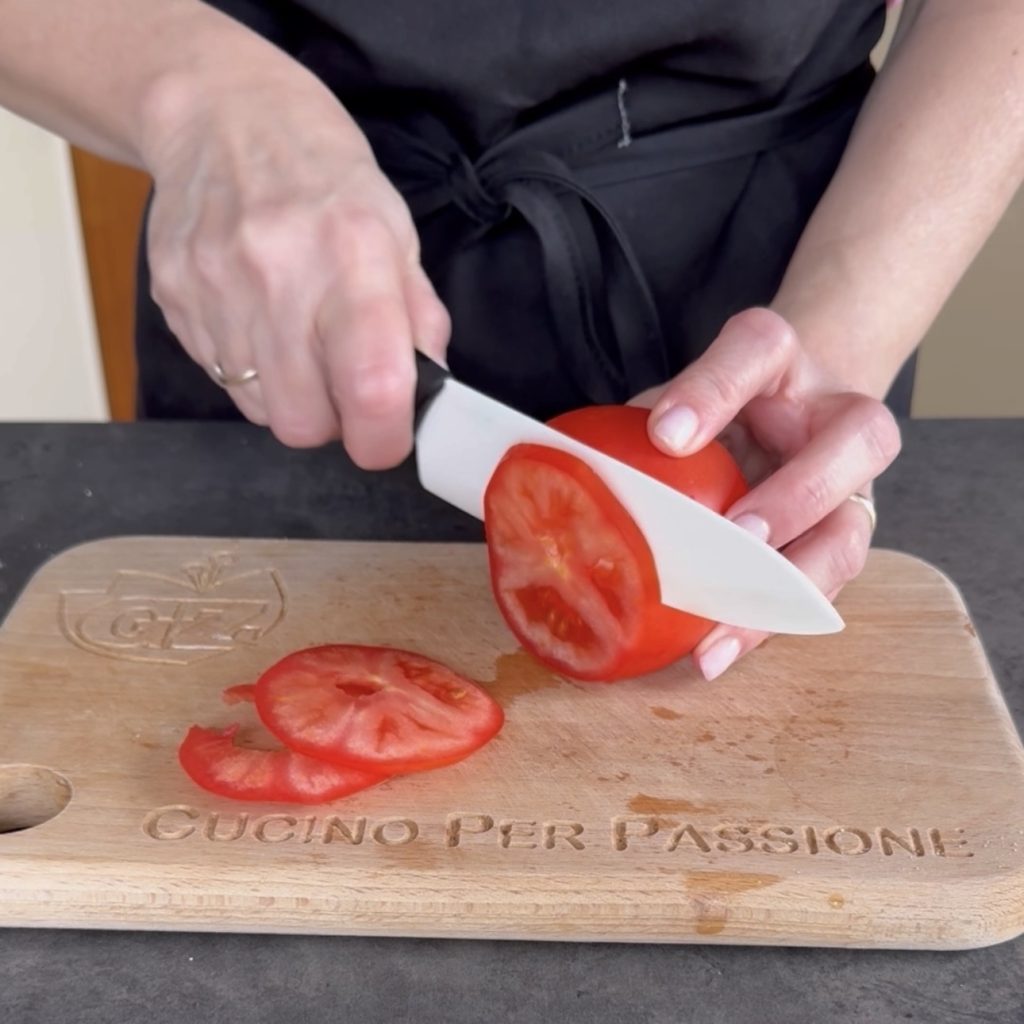 Berenjenas gratinadas con tomates