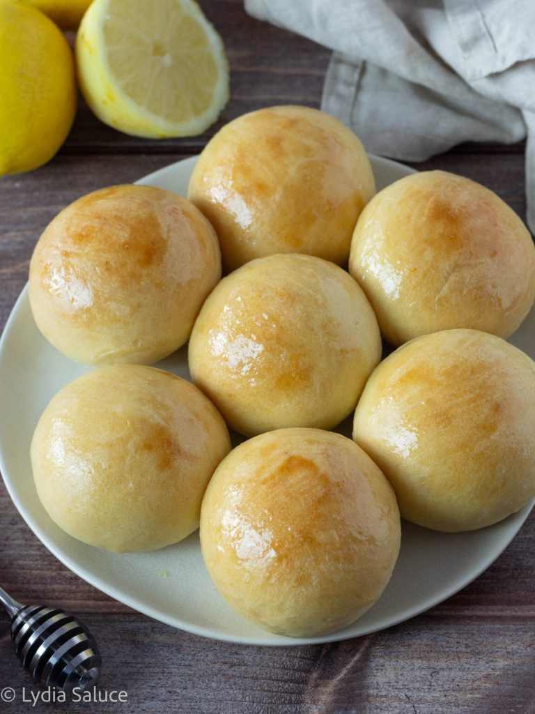 Brioche de miel y limón