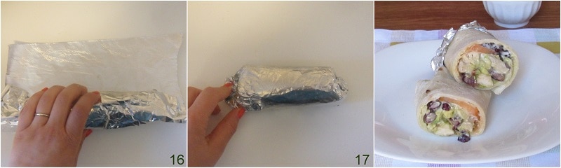 Burritos mexicanos con pollo y guacamole receta mexicana il chicco di mais 6 envolver los burritos