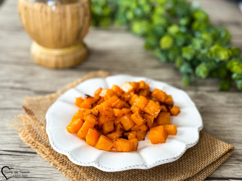 Calabaza crujiente en freidora de aire