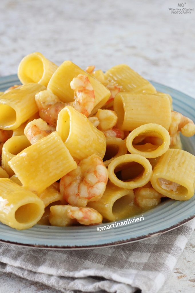 Carbonara de gambas