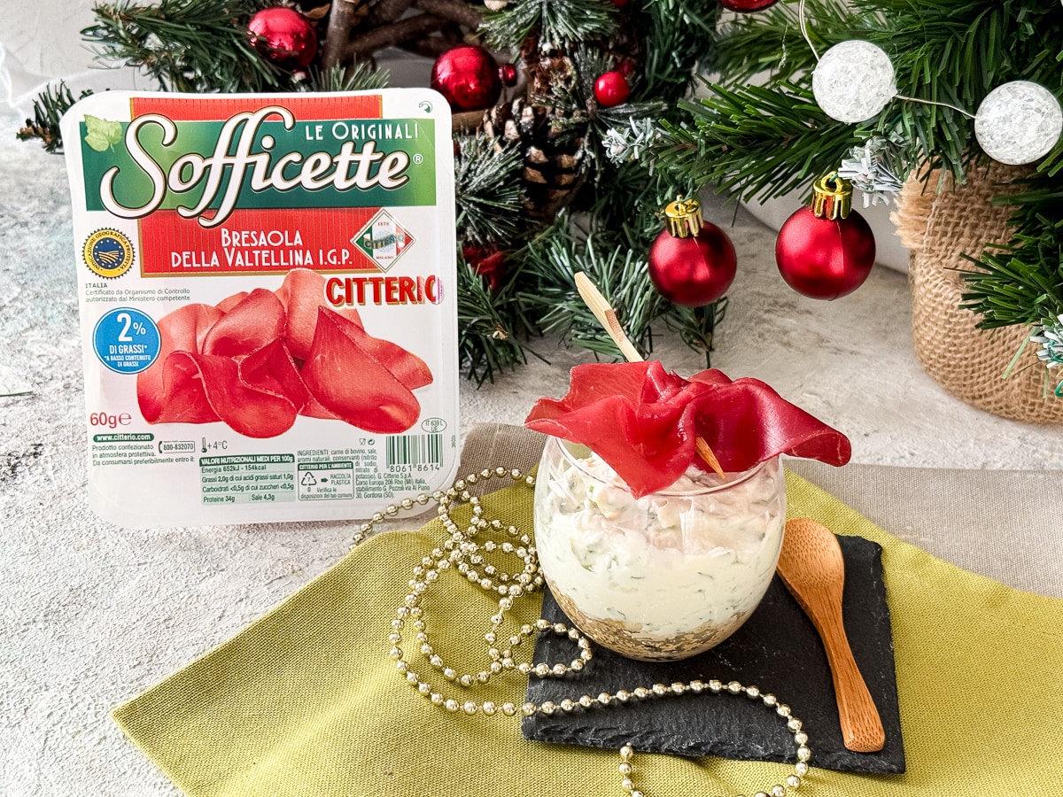 CHEESECAKE CON BRESAOLA