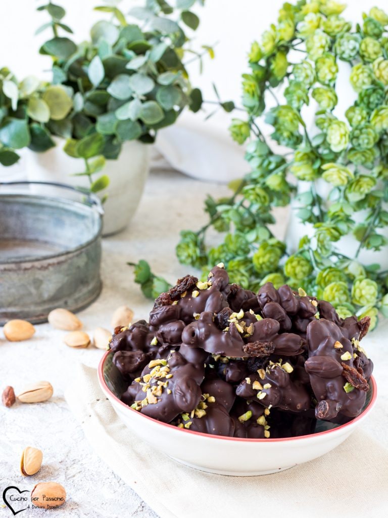 Chocolate y pistacho