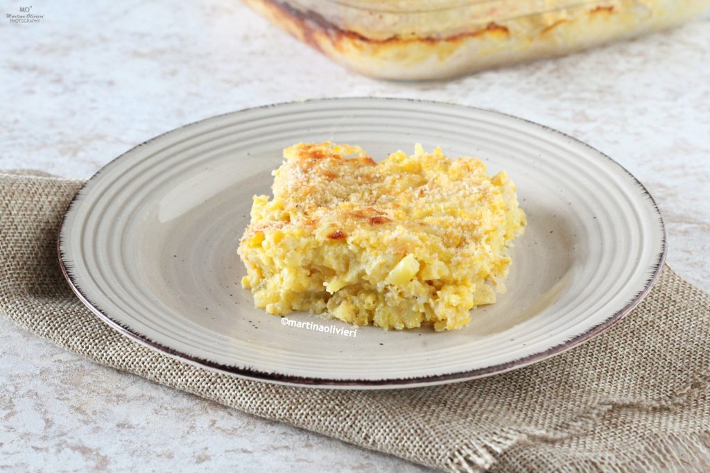 Coliflor gratinada al horno