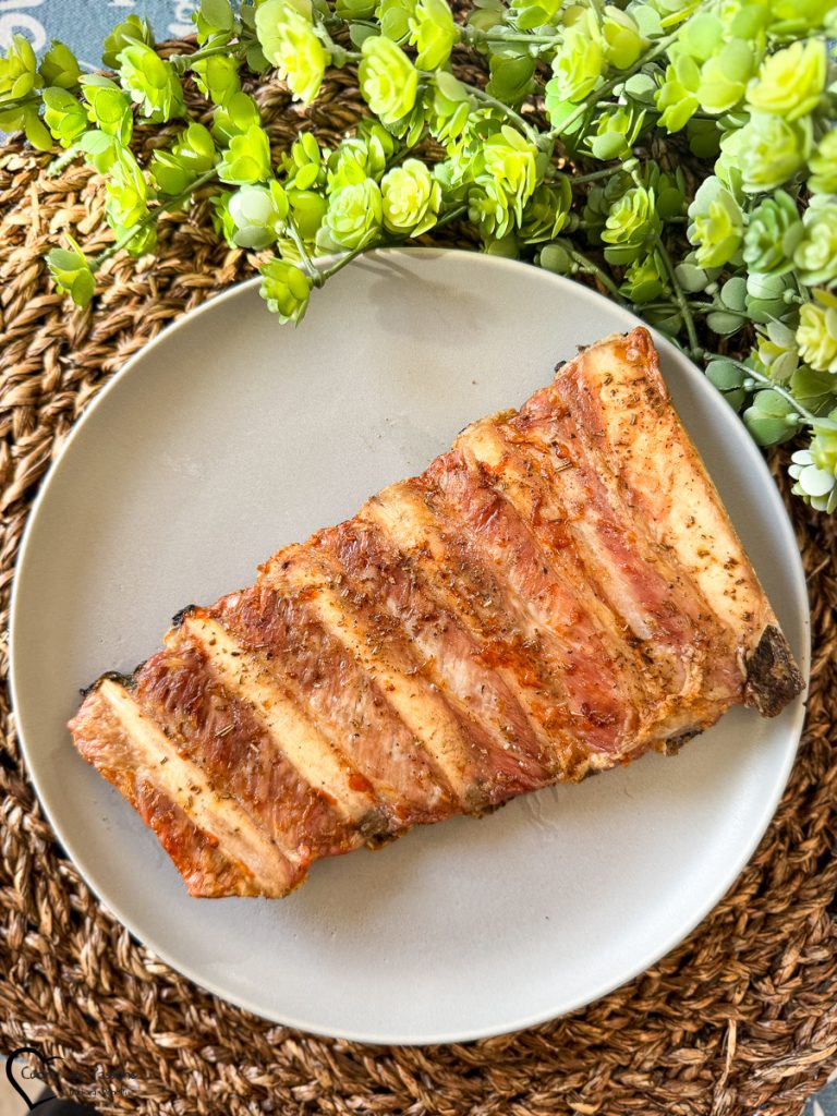 costillas en freidora de aire