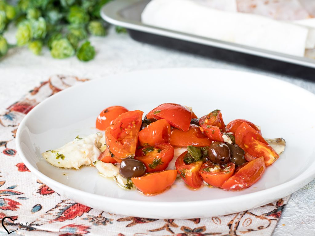 Dorada al papillote al horno