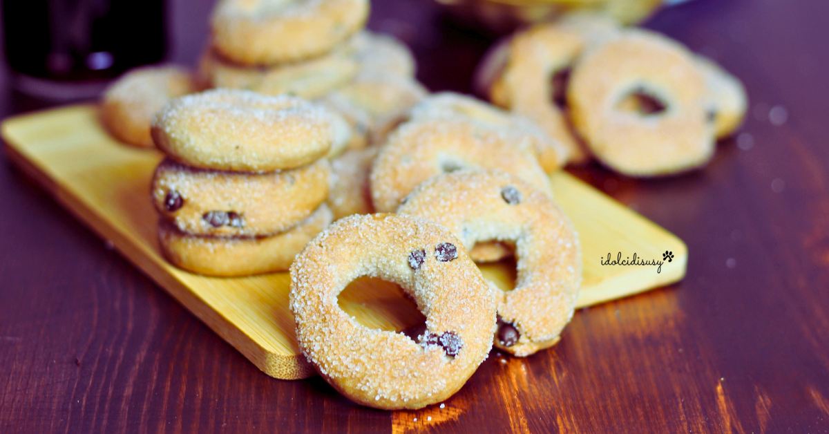 Rosquillas de vino con chocolate