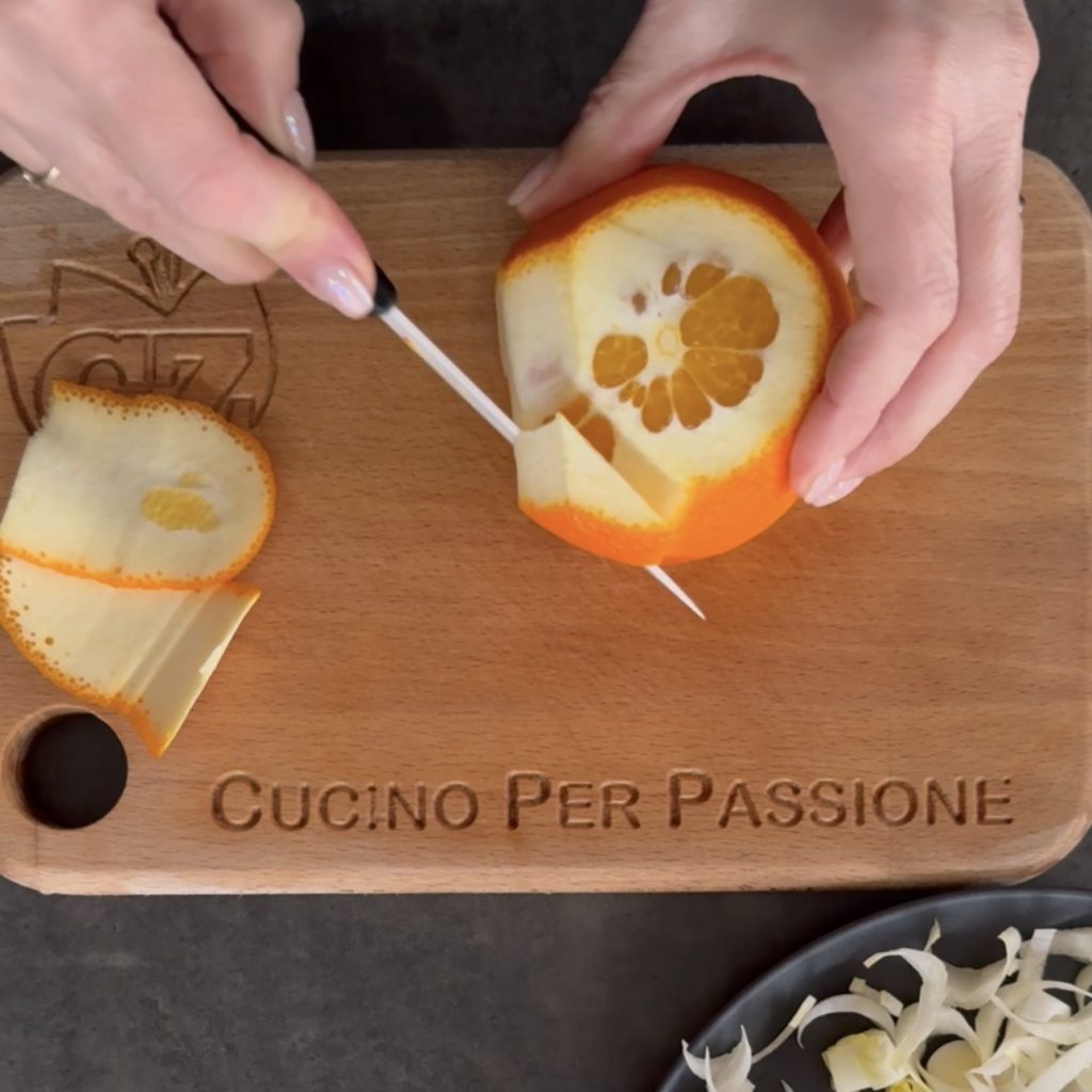 Ensalada con endivia belg